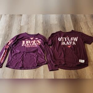 Project Rock Long Sleeve Shirt and Tshirt bundle size large